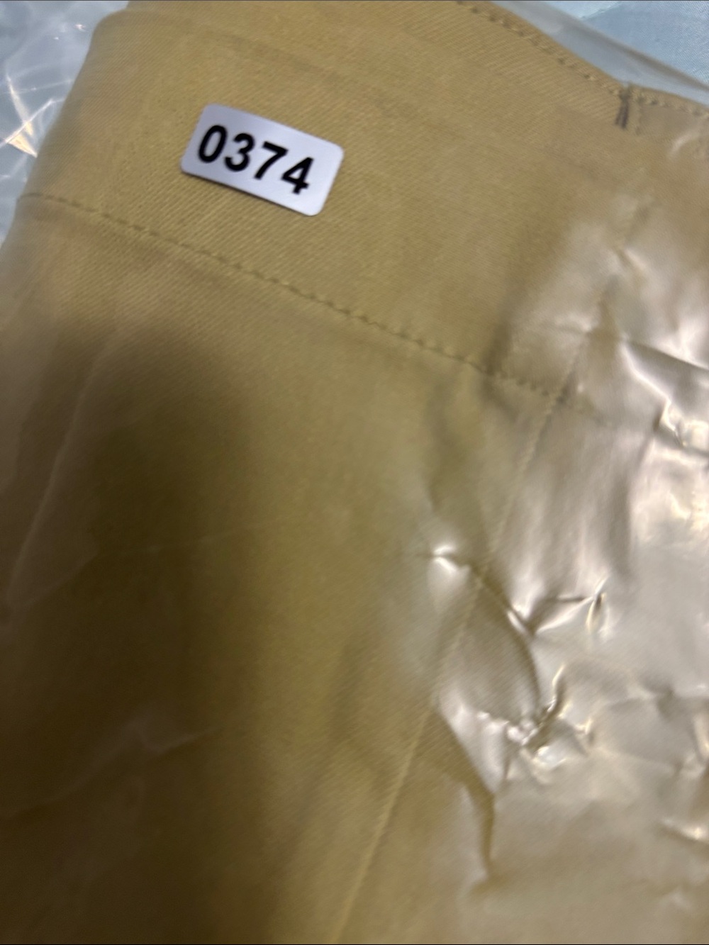 Maeve by Anthropologie Button-Pocket Wide-Leg Pants - Citron / Parsnip, Size L P - Picture 14 of 14